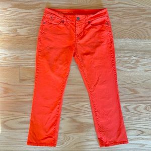 Talbots Signature Crop Flare Jeans 6/28 EUC